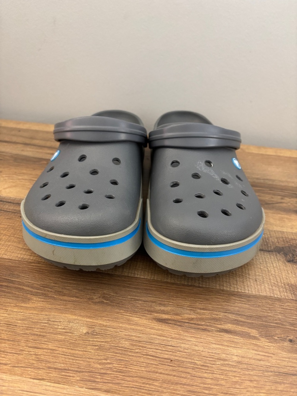Crocs Classic Perforated Slingback Clogs Gray Men’s - Picture 3 of 10